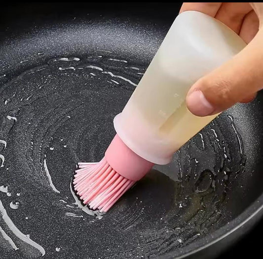 Oil Dispenser With Brush