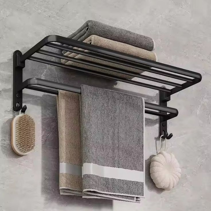 Bathroom Wall Mounted Towel Rack