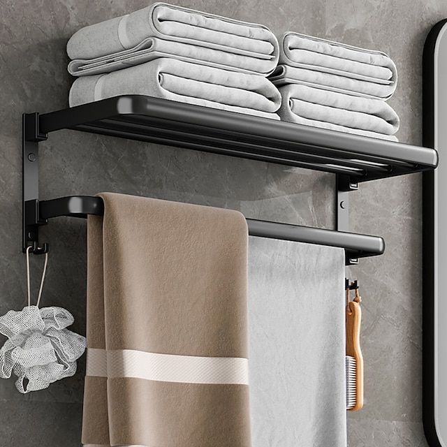 Bathroom Wall Mounted Towel Rack