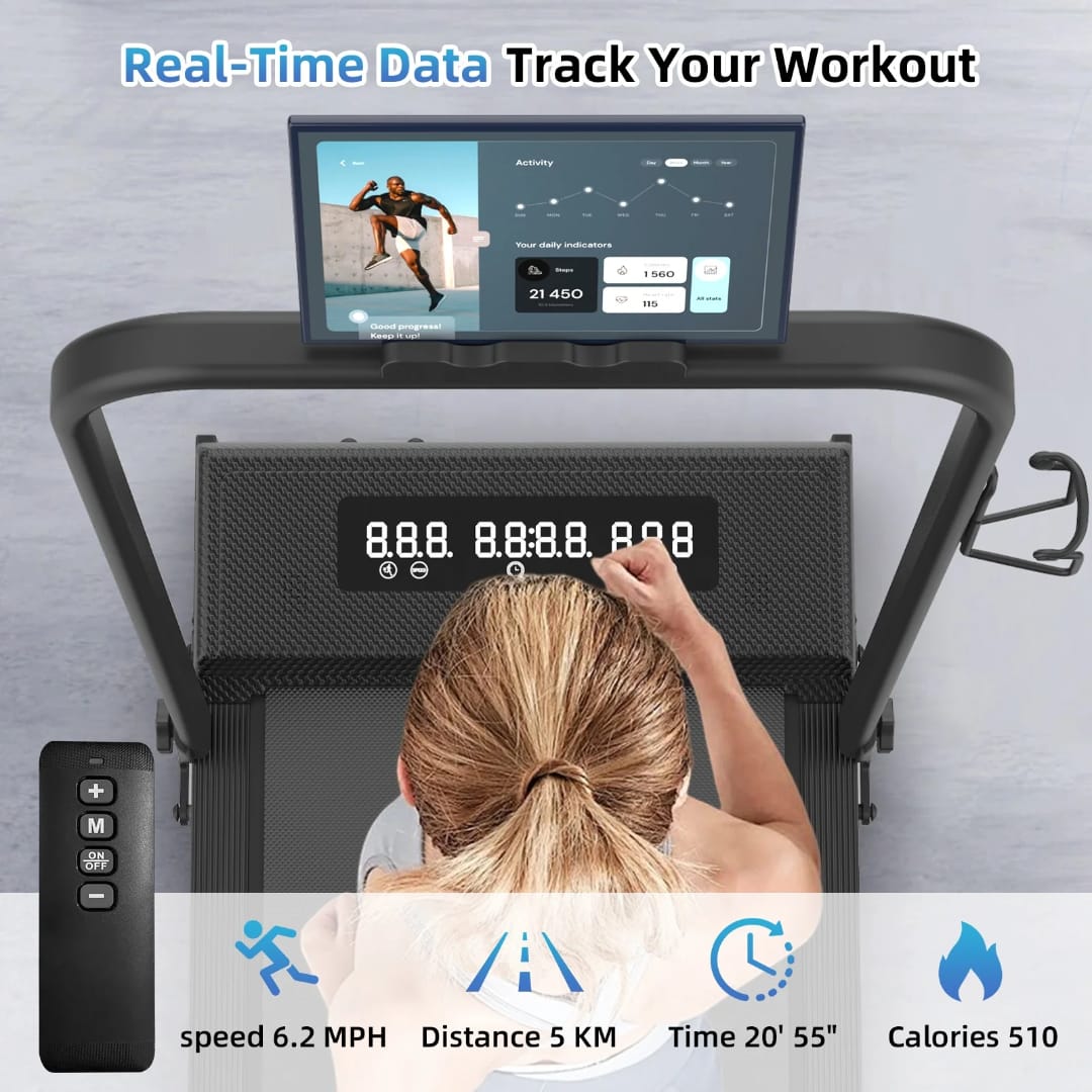FitRun Smart Folding Treadmill with App Control
