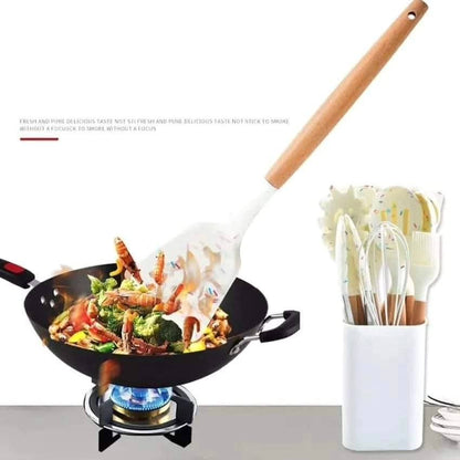 White Marble Silicone Spoon Set