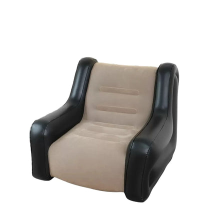 Inflatable Modern 1 Seater Sofa with Armrests &Free Pump