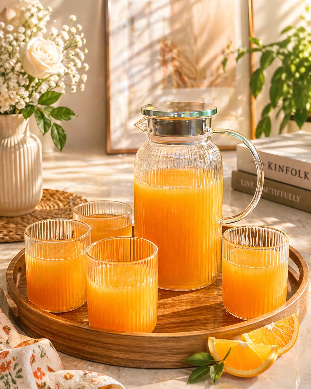 5 piece Set Glass Set