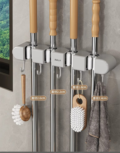 Non Slip Wall Mounted Mop Holder