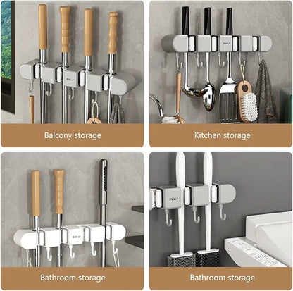 Non Slip Wall Mounted Mop Holder