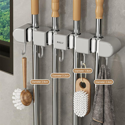 Non Slip Wall Mounted Mop Holder