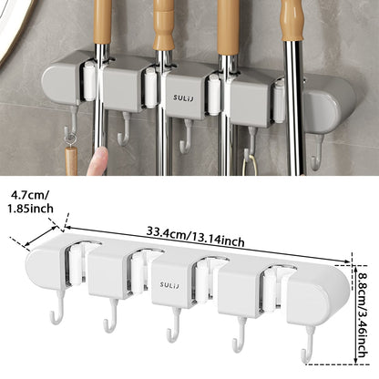 Non Slip Wall Mounted Mop Holder