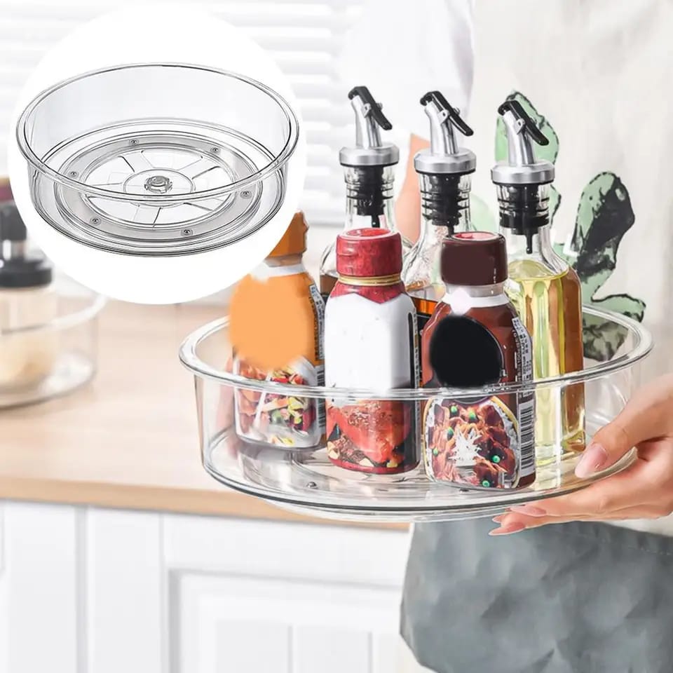 Acrylic Multipurpose Rotating Organizer