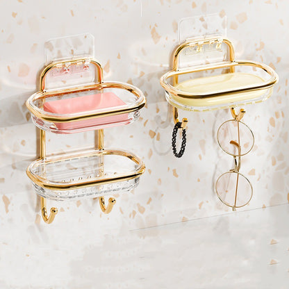 Luxury Double-Layer Wall Mounted Soap Holder