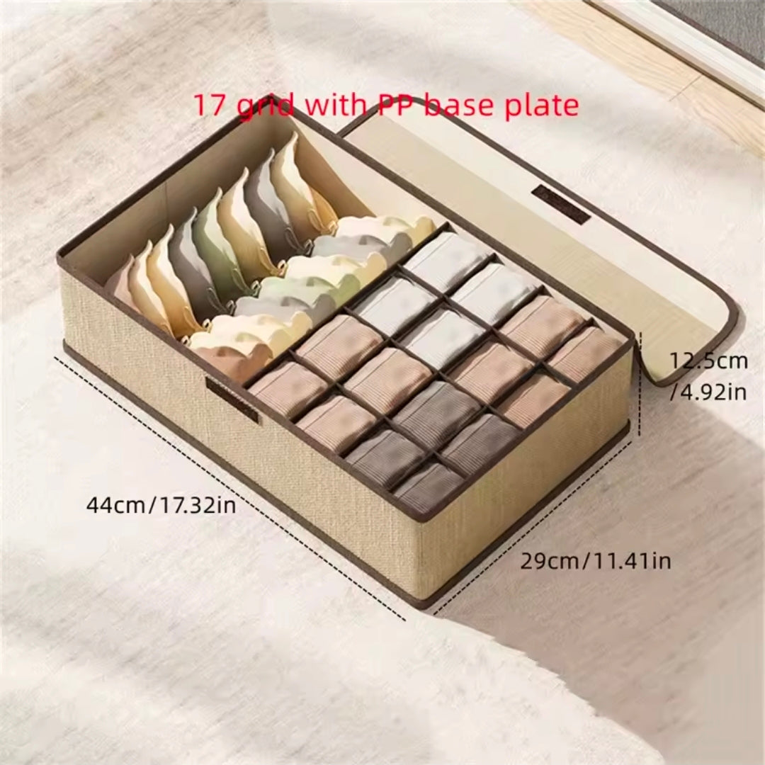 17 Grid Undergarment Organizer/3in1 Undergarment Organizer With a Cover