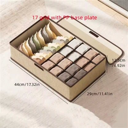17 Grid Undergarment Organizer/3in1 Undergarment Organizer With a Cover