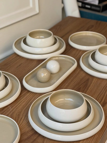 Elegant European Double Glaze Porcelain Dinner set 