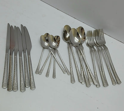 24pcs Luxury cutlery set stainless steel.