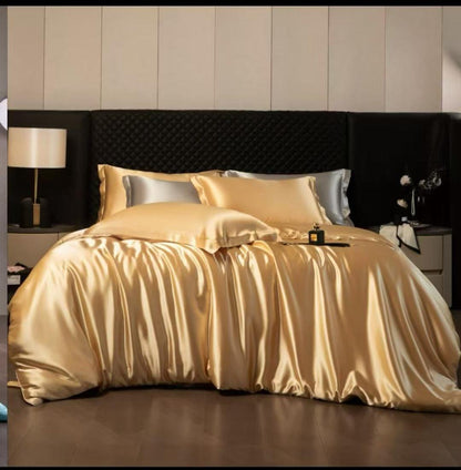 Luxury Silk Duvet Cover Set