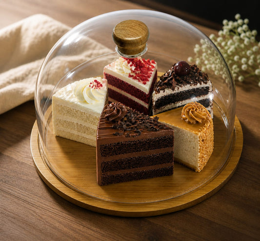 Bamboo Base Cake/Fruit Stand