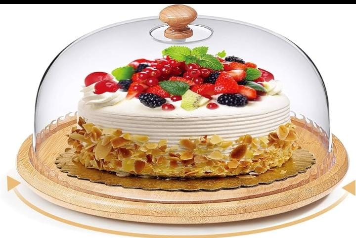 Bamboo Base Cake/Fruit Stand
