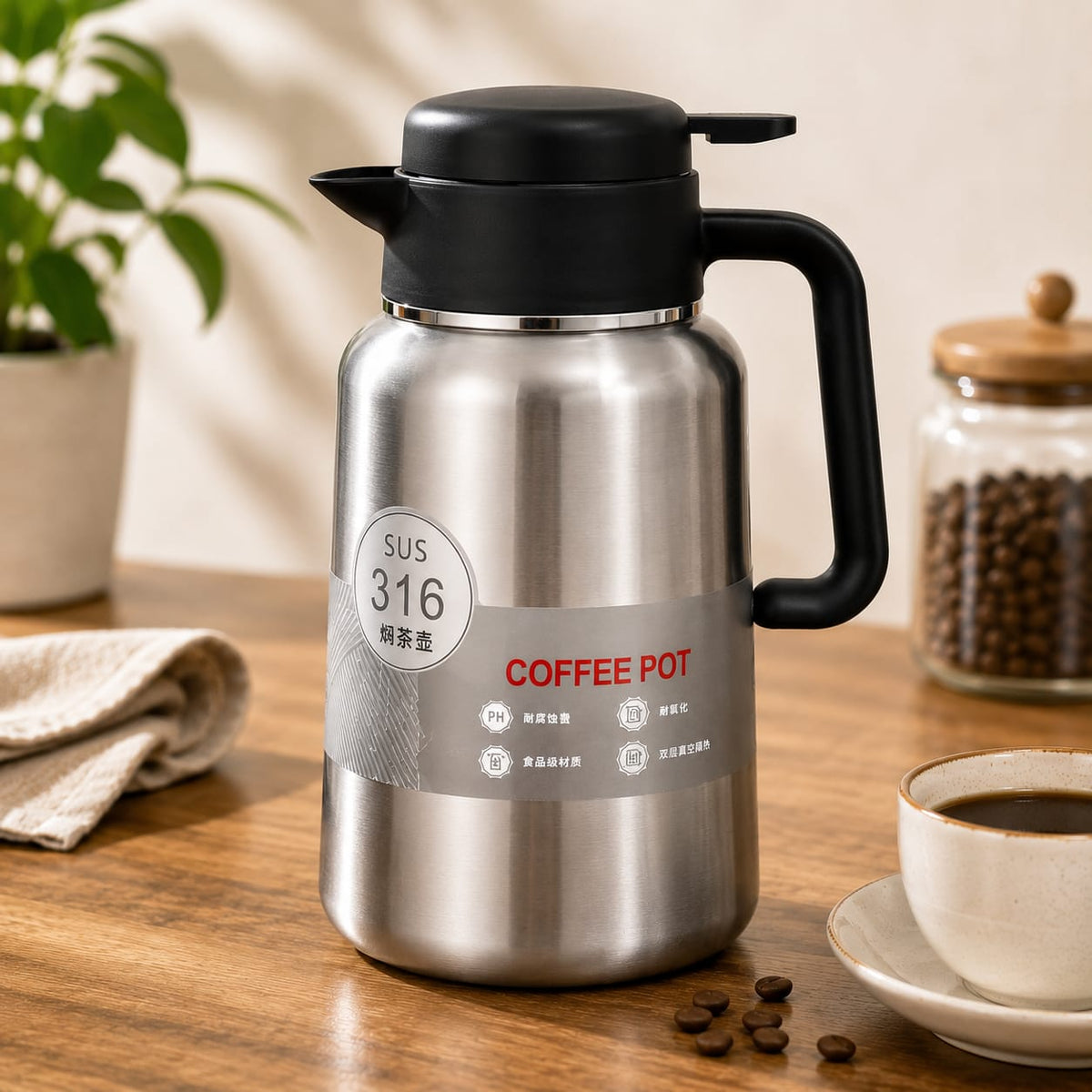 316(sus) Stainless Steel Thermal Pot