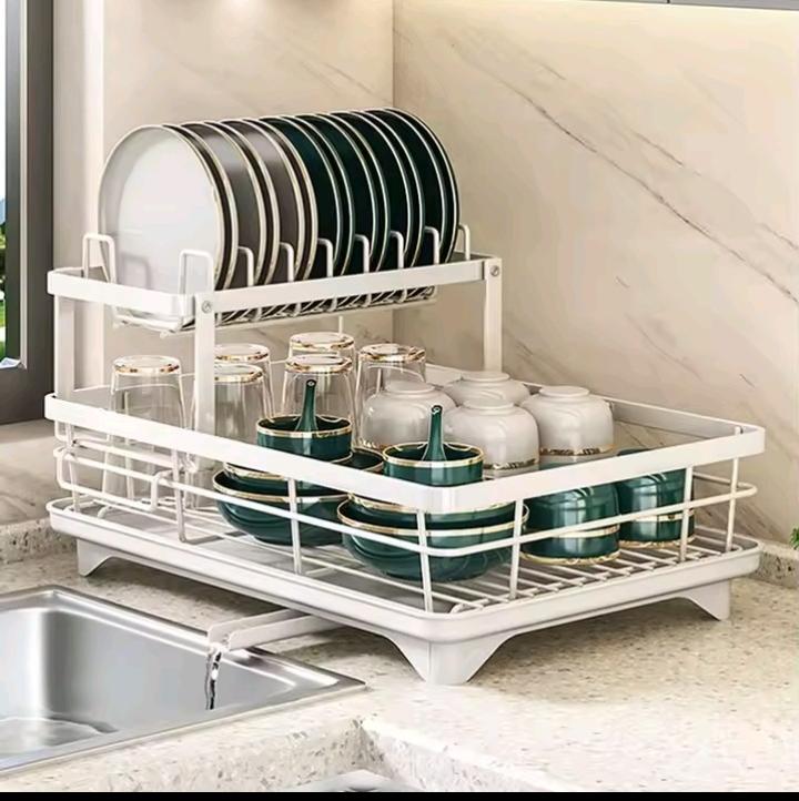 2 Tier Dish Drying Rack