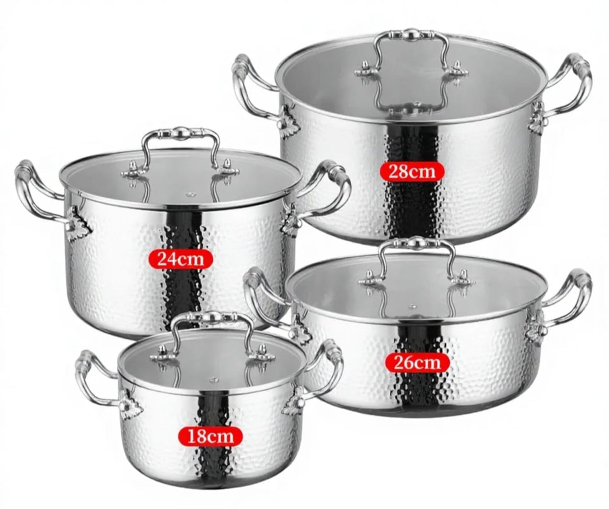 SUS 304 Tripply Stainless Cookware set