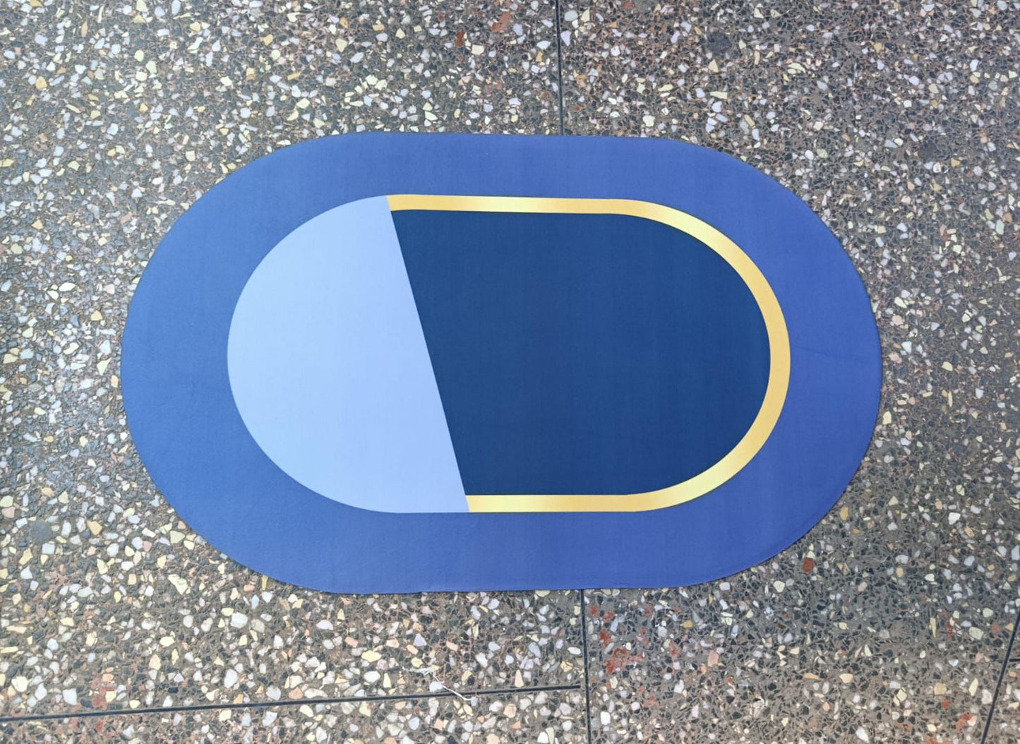 Super Absorbent oval rubber Mat