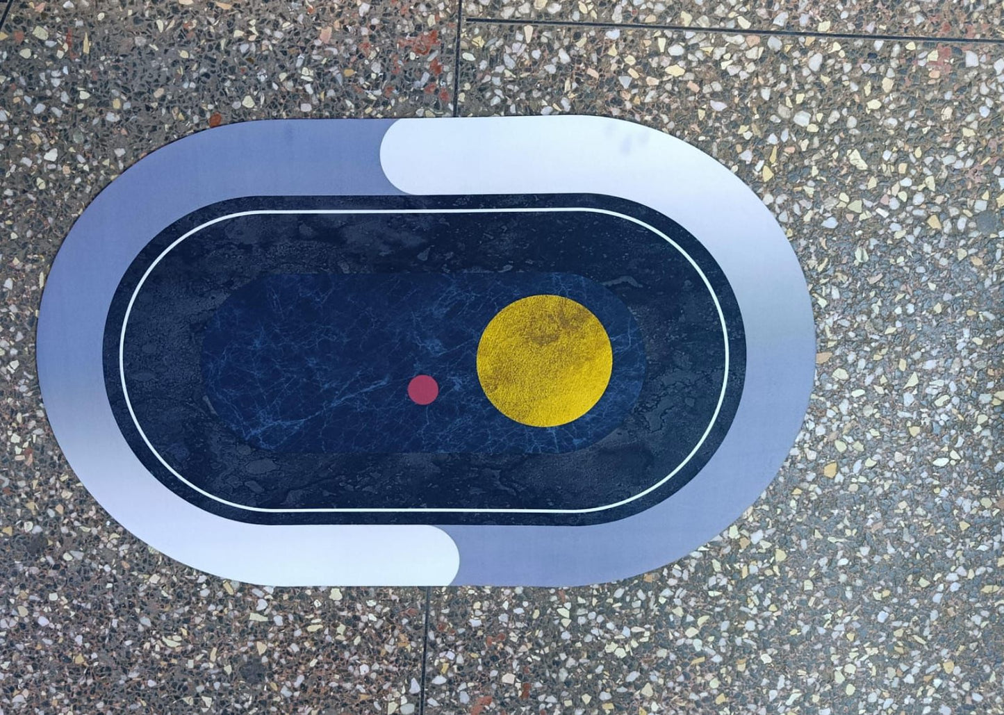 Super Absorbent oval rubber Mat