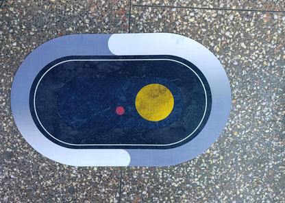 Super Absorbent oval rubber Mat