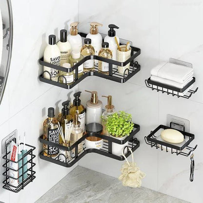 5pcs Corner Shower caddy shelf
