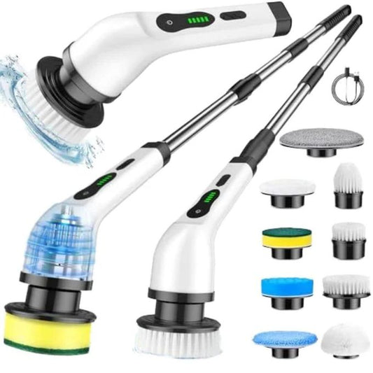 Rechargeable 9-in-1 Spin Scrubber Brush