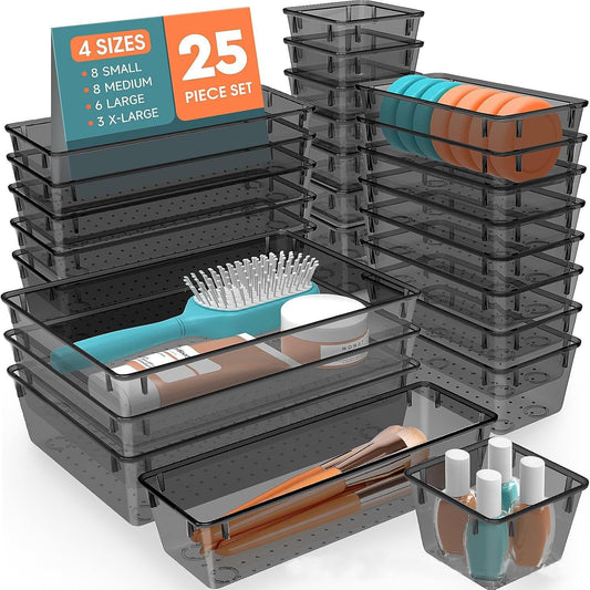 25 pcs set drawer organizers