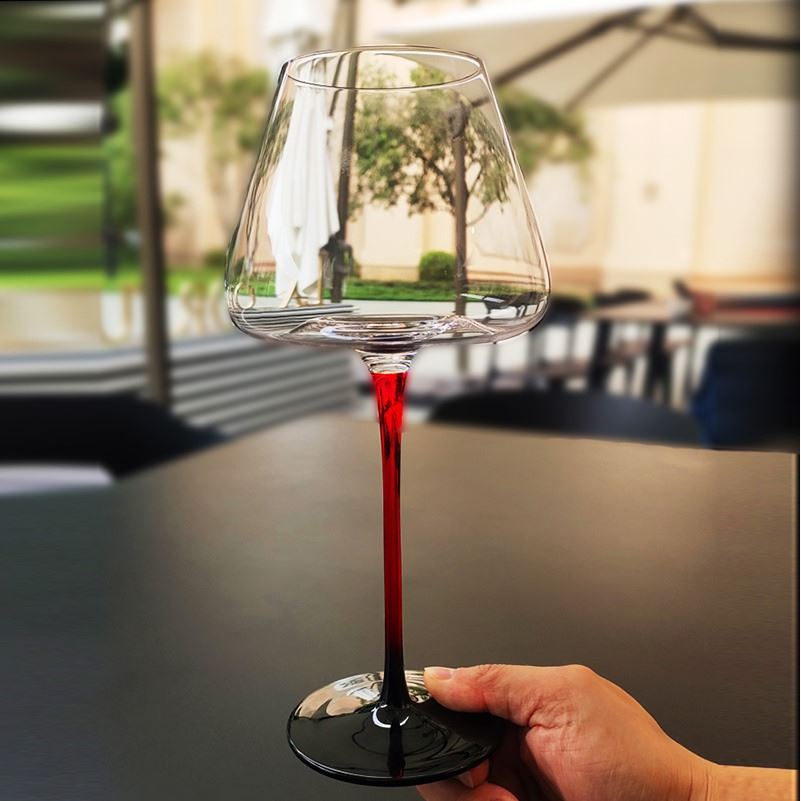 Burgundy Crystal Wine glasses