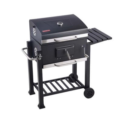Heavy Duty commercial BBQ Grill with Side Table.