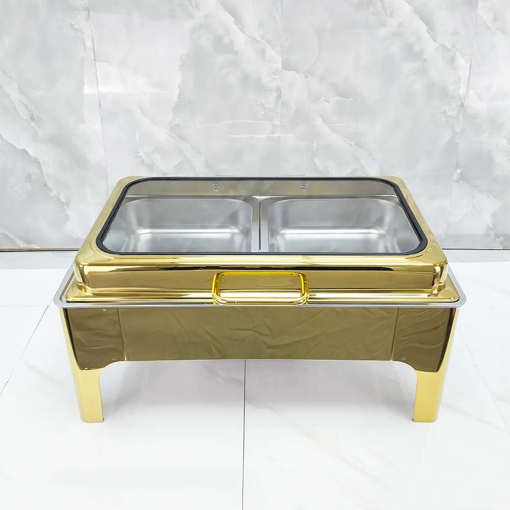 Luxury Hydraulic Chafing Dish Rectangle Shape – 9L