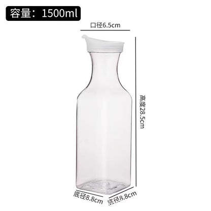 Clear pitcher bottle