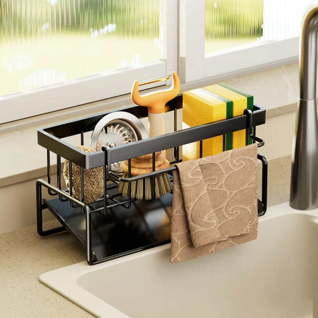 Sink Caddy Multifunctional Sink Sponge Detergent storage Rack