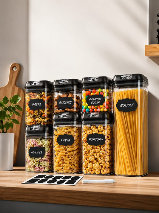 Acrylic 7pcs set food containers