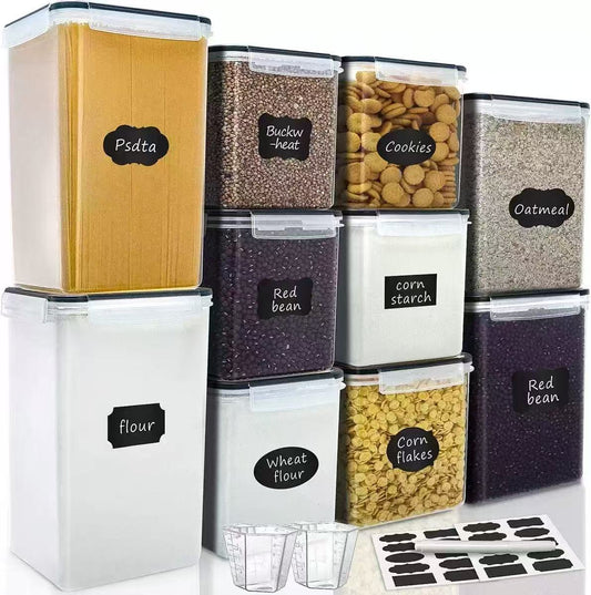 10pcs Food /Cereal Storage Containers