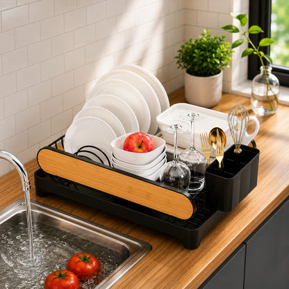 Compact Countertop Dish Drying Rack