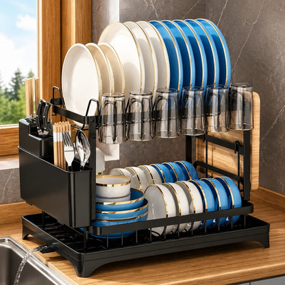 2 Tier Dish Rack