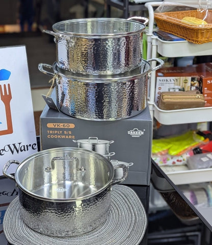 Stainless steel cookware set