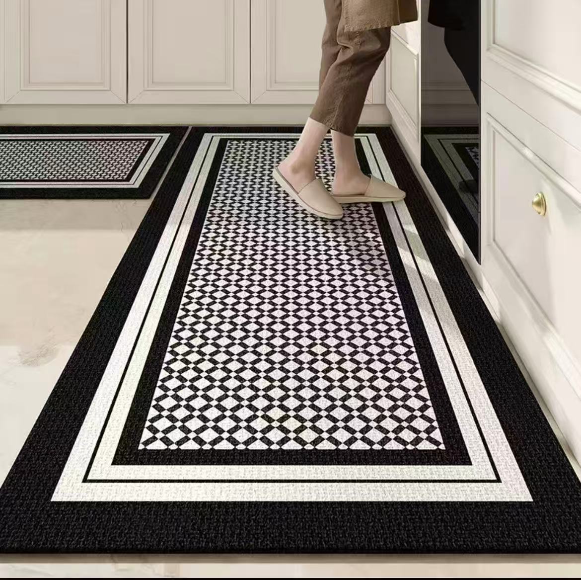 Rubber Bottom Anti-Slip Kitchen Mats