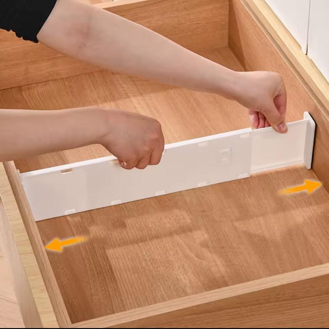 Telescopic drawer dividers