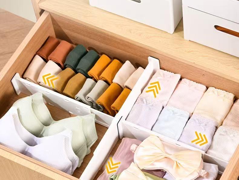 Telescopic drawer dividers