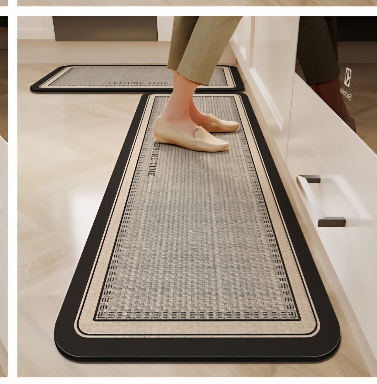 Rubber bottom Antislip Kitchen Mats.