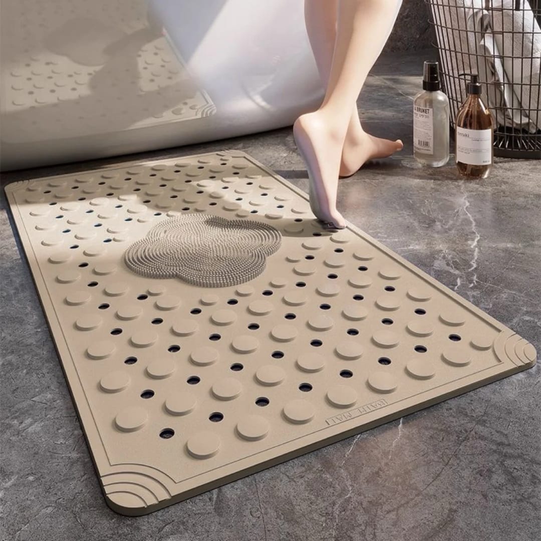 Anti-slip bathroom mat