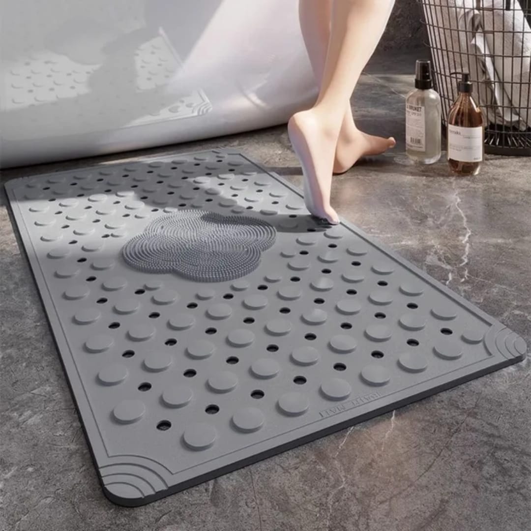 Anti-slip bathroom mat