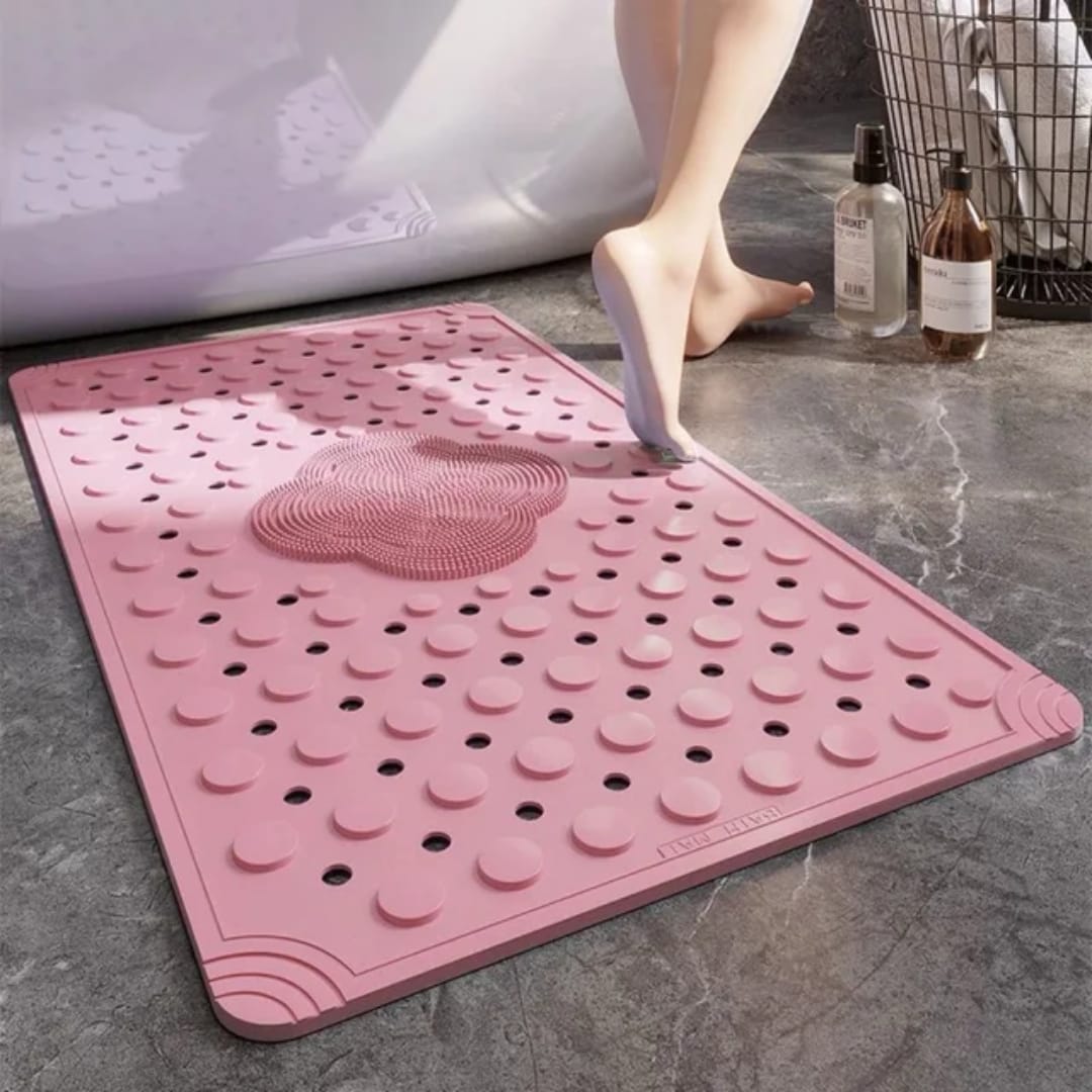 Anti-slip bathroom mat