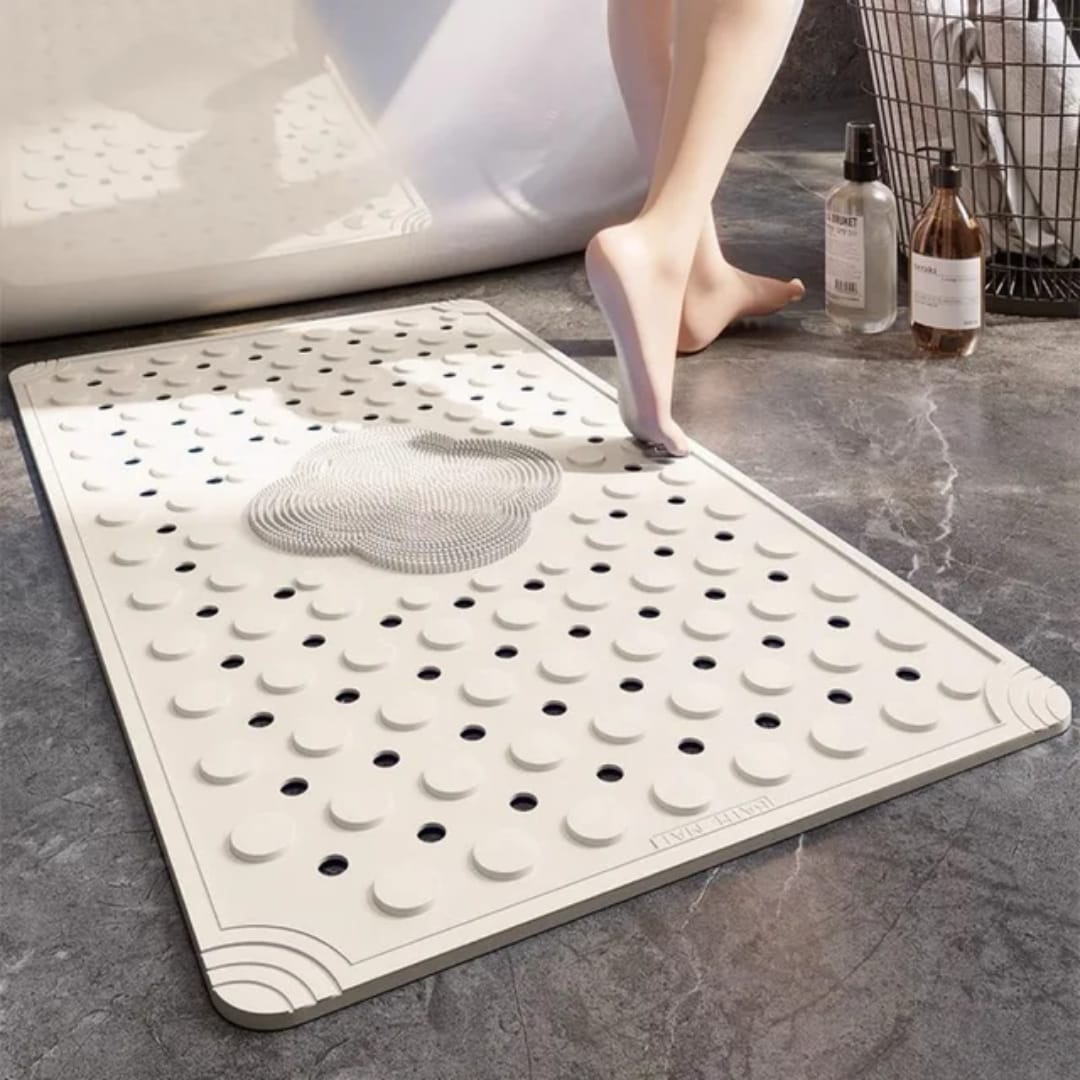 Anti-slip bathroom mat