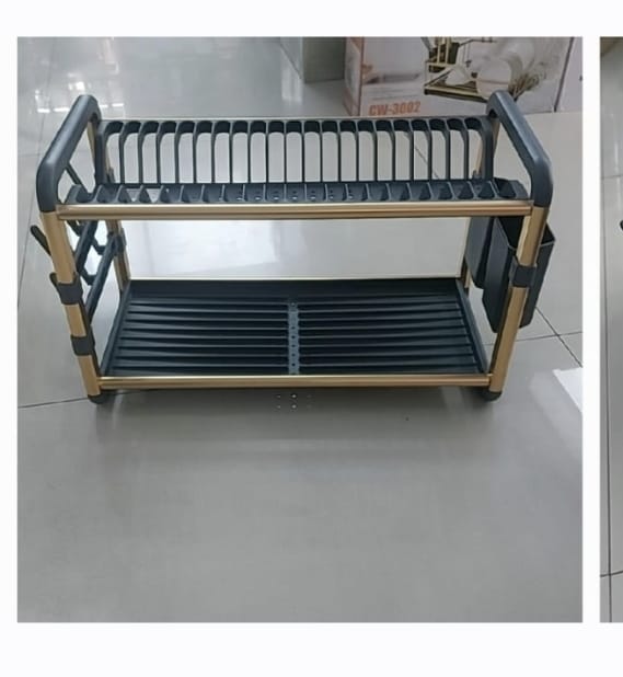 2Tier Aluminium Dish Drainer