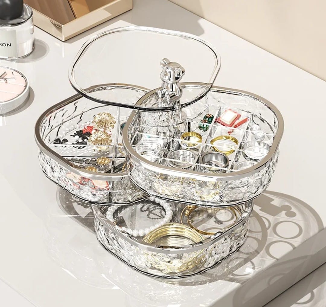 Rotating jewellery organizer