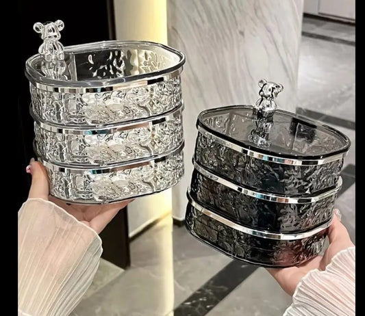 Rotating jewellery organizer